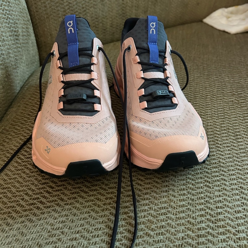 On Running Sneakers in Pink and Gray